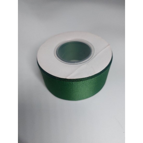 ОПТ Лента репсовая премиум 4 см*20 ярдов, цв. зеленый